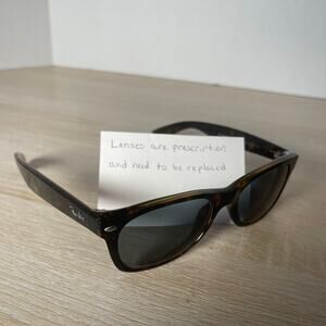 Ray-Ban RB2132 New Wayfarer 902 Sunglasses Tortoise Frames Only 52-18-145 Italy